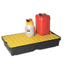 Lubetech  60Ltr Polyethylene Spill Tray & Grate 1000mm x 600mm x 175mm