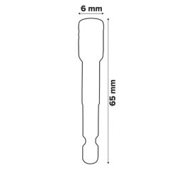 Erbauer  Hex Shank Impact Nut Driver 6mmx65mm