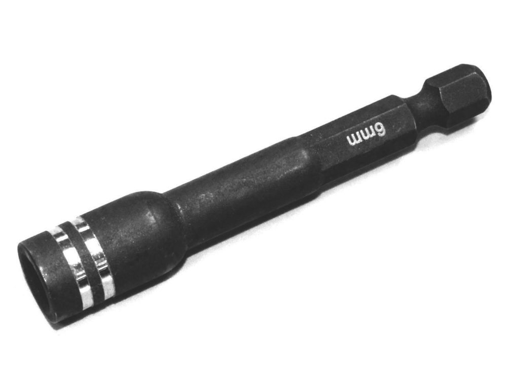 Erbauer Impact 1/4" Hex Nut Driver 6mm x 65mm Screwfix