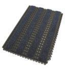 COBA Premier Track Entrance Mat Black/Blue 440mm x 290mm x 16mm 2 Pack