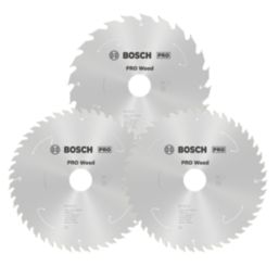 Bosch Pro Wood Circular Saw Blades 190mm x 30mm 24T / 48T 3 Pack