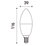 4lite  SES Candle RGB & White LED Smart Light Bulb 4.9W 470lm 2 Pack