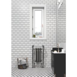 Terma 900mm x 490mm 1217BTU Raw Metal Cast Iron Traditional Towel Radiator