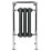 Terma Plain 2-Column Cast Iron Designer Towel Rail 900mm x 490mm Raw Metal 1217BTU