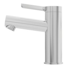 Swirl Bonda Chrome 136mm Cloakroom Round Head Mono Basin Mixer Tap  With Waste
