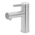 Swirl Bonda Chrome 136mm Cloakroom Round Head Mono Basin Mixer Tap  With Waste