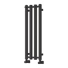 Reina 800mm x 260mm 890BTU Black Flat Designer Towel Radiator
