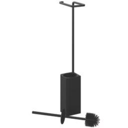 Elland Toilet Brush & Roll Holder Black