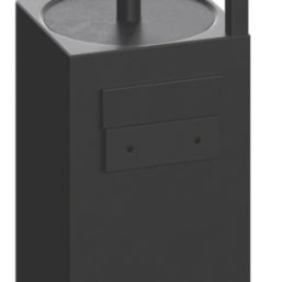 Elland Toilet Brush & Roll Holder Black