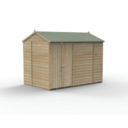 Forest Beckwood 9' 6" x 6' (Nominal) Reverse Apex Shiplap Timber Shed with Assembly