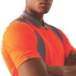 Regatta Pro Contract Hi-Vis Polo Shirt Orange 3X Large 50" Chest