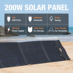 IMPAX Solar 200  200W Portable Folding Solar Panel 18V DC