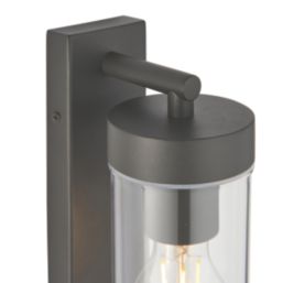 Saxby Hayden Outdoor Wall Light Anthracite Grey