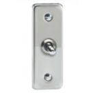 Varilight  10A 1-Gang 2-Way Architrave Light Switch  Polished Chrome with Colour-Matched Inserts