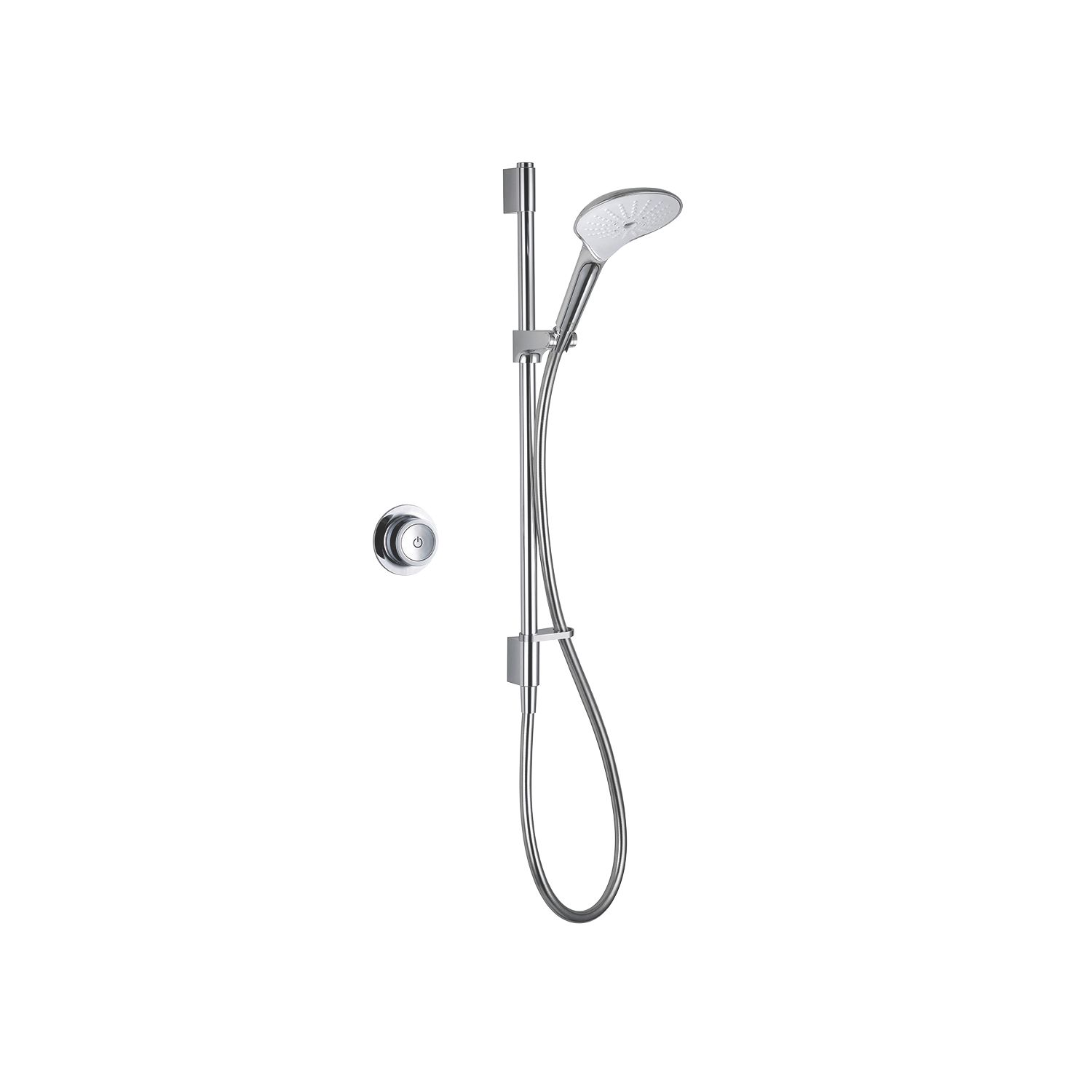 Mira Mode Gravity-Pumped Rear-Fed Single Outlet Chrome Thermostatic Digital Shower (5968X)