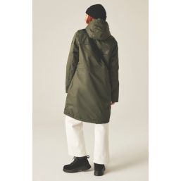 Regatta Romine II Waterproof & Breathable Womens Jacket Dark Khaki (Black) Size 12