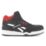 Reebok BB4500 Size 8  Black / Red Water-Resistant  Safety Trainer Boots