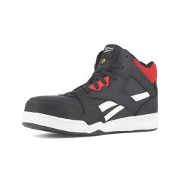 Reebok BB4500 Size 8  Black / Red Water-Resistant  Safety Trainer Boots