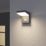 LAP Tomman Outdoor LED Solar Wall Light With PIR Sensor Black 850lm