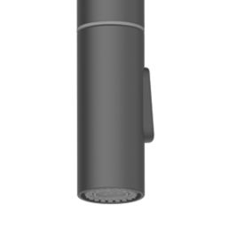 Clearwater Topaz TOP30MB Double Lever Tap with Twin Spray Pull-Out Matt Black