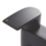 Highlife Bathrooms Coll Matt Black 122mm Deck Mounted Lever 2 Tap Holes Bath Mixer Tap