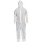 Disposable Coverall White 2X Large 55" Chest 33" L