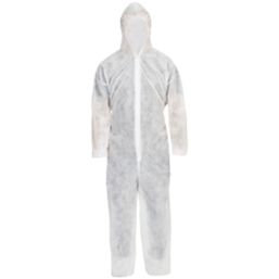 Disposable Coverall White XX Large 55" Chest 33" L