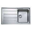Franke Aton 1 Bowl Stainless Steel Sink  864mm x 514mm