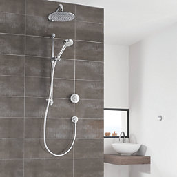 Aqualisa Smart Link HP/Combi Rear-Fed Chrome Thermostatic Shower With Diverter