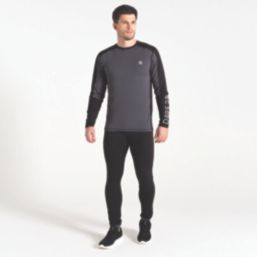 Dare 2B Exchange IV Base Layer T-Shirt & Bottoms Set Black & Ebony Small