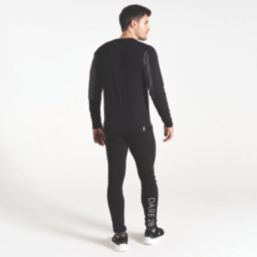 Dare 2B Exchange IV Base Layer T-Shirt & Bottoms Set Black & Ebony Small