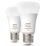 Philips Hue  E27 A19 RGB & White LED Smart Light Bulb 8.5W 806lm 2 Pack