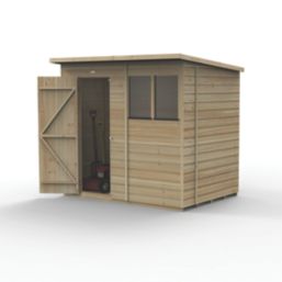 Forest Beckwood 7' x 5' (Nominal) Pent Shiplap Timber Shed