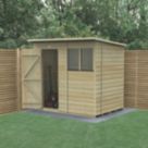 Forest Beckwood 7' x 5' (Nominal) Pent Shiplap Timber Shed