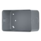 Contactum  2-Gang Metal-Clad  Back Box 47mm