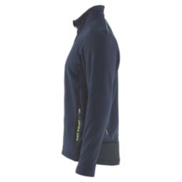 Blaklader  Microfleece Jacket Navy/Yellow X Small 34" Chest