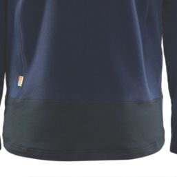 Blaklader  Microfleece Jacket Navy/Yellow X Small 34" Chest