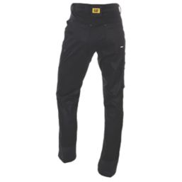 CAT Machine Work Trousers Black 38" W 32" L