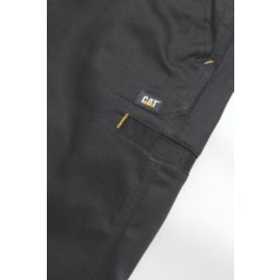 CAT Machine Work Trousers Black 38" W 32" L