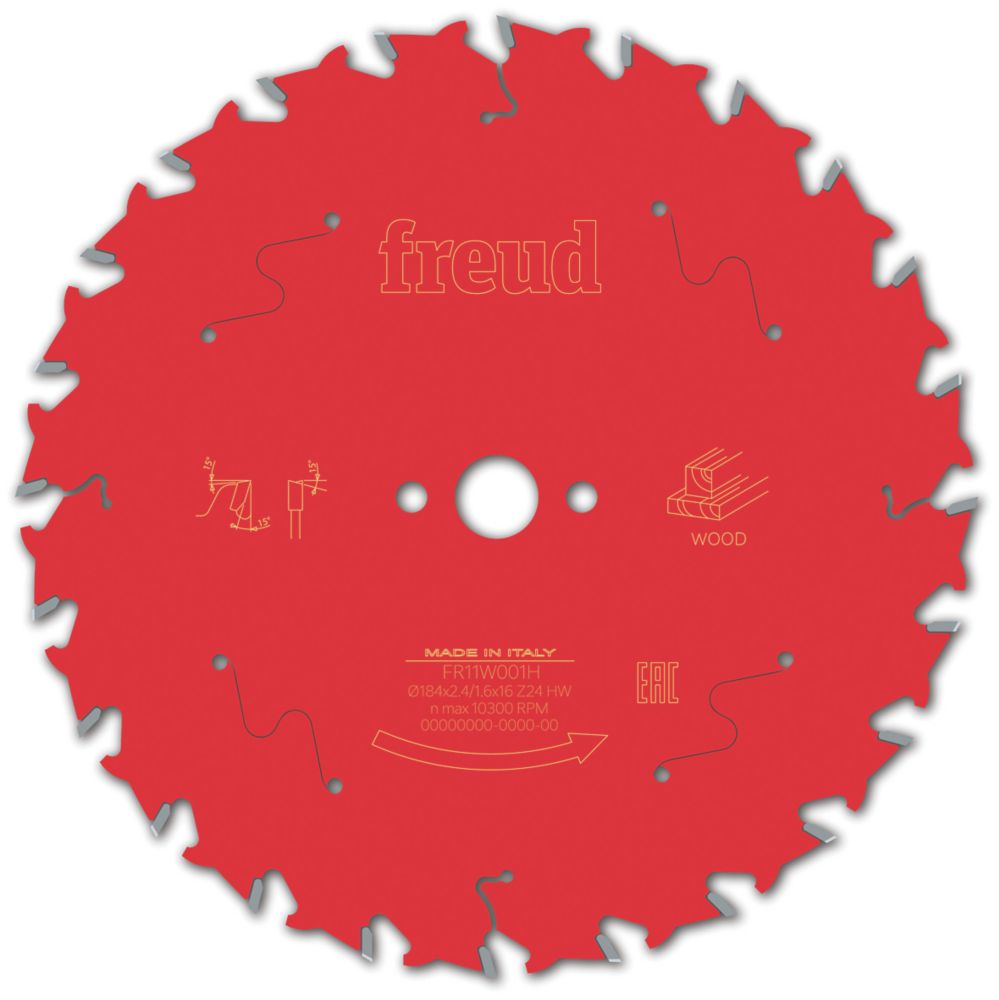 1 X SabreCut SCCSM185_38 185 Mm 38T X 30 Mm 25,4 Mm 20 Mm 16 Mm Borr Multimaterial Metall Tru00e4 Plast Cirkelsu00e5gblad