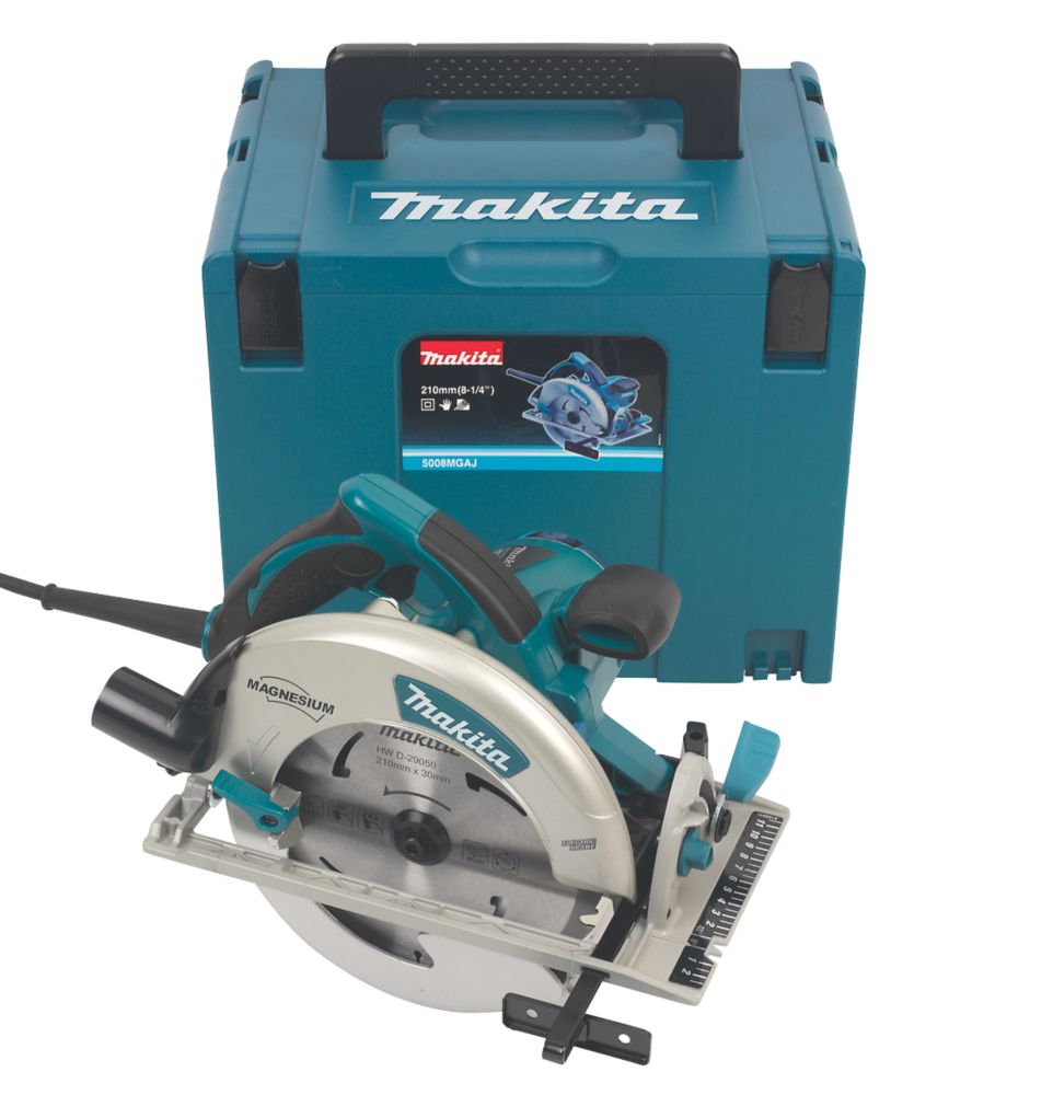 Makita 5008MGAJ/1 1570W 210mm Electric Circular Saw 110V Screwfix