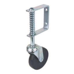 GateMate Medium Duty Gate Wheel 100mm Silver