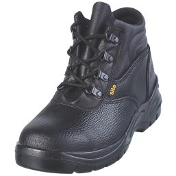 Site Slate Chukka Size 9  Black  Steel Toe Cap Safety Boots