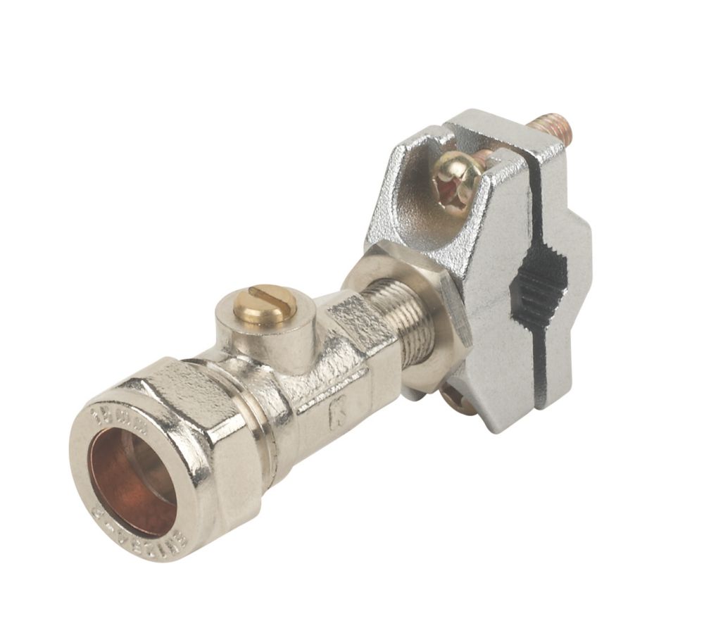 Flomasta Self-Cutting Isolating Valve 15mm - Screwfix