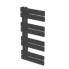 Flomasta Cantilever 800mm x 400mm 1017BTU Black Vertical Designer Radiator