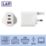 LAP 3-Outlet Type A & C Plug-In USB Adaptor Plug 3.25A