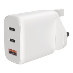 LAP 3-Outlet Type A & C Plug-In USB Adaptor Plug 3.25A