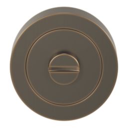 Smith & Locke Lormel Standard WC Thumbturn Set Antique Brass 50mm