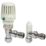 Honeywell  10mm x 1/2" White Angled & L/S  Thermostatic Radiator