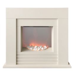 Focal Point Meon Electric Suite Cream 740mm x 220mm x 692mm - Screwfix